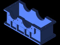 Single stage helical reducer gear box