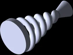spiral flower pot (SPRAL SAKSI)