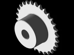 SPROCKET 28 Z (03-1) 5x2,5mm DIN 8187-ISO_R 606