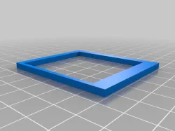 Square fish feeding ring