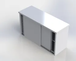 Stainless steel wall mounted cup board
