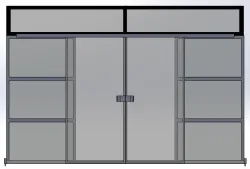 Straight-shaped Sliding door