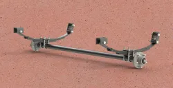 TRAILER LEAF SPRING AXLE KIT 1875 Lbs. Capacity
