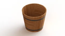 Wood_pot flowers_Furniture