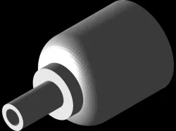 1/2" to 1/4" Aquarium tube adapter