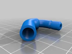 135 degrees angle tube for helmet hydration system