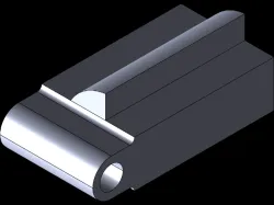 14. Surface milling- random shapes (PTC Creo 6.0, Manufacturing)