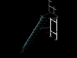 2515mm x 41Deg Staircase Left Hand STEP