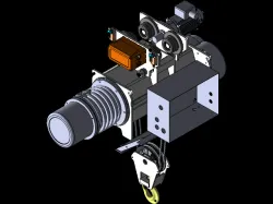2t hoist with curved beam