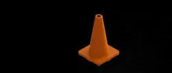 300mm orange road cone