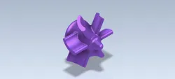 3D CAD Basic exercise/ Propeller/ Helix/ Hélice/Autodesk Inventor Pro