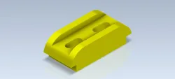 3D CAD Basic exercise/Tailstock Clamp/Abrazadera Corrediza/ Autodesk Inventor Pro