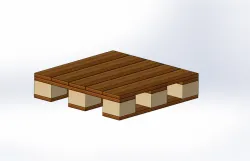 800 x 800 Wooden Platform