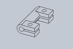 Abrazadera para tubos de 5mm