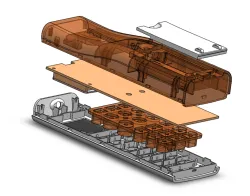 AC Remote Control.(Manufacturable Drawing)