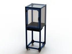 Aluminum Enclosed Workstation WL56