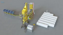 Asphalt Plant 160 tons/hour Capacity - Asfalt Plenti 160 Ton / Saat
