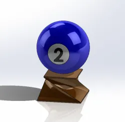 Bishop Chess Piece - 2 Ball