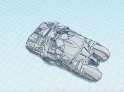 Blade Runner Kitbash: Batman Tumbler/Spinner