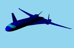 Boeing Sonic Cruiser for twin GWS-55 RC