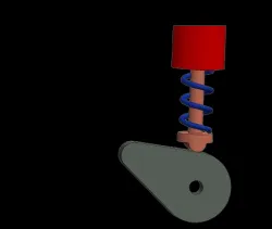 Cam and Follower mechanism | solidworks motion study tutorial | Cam and Follower in solidworks