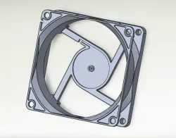 Computer CPU and graphics card fan housing