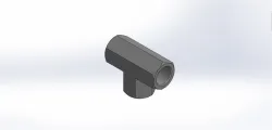 CONEXÃO ROSCADA T FÊMEA 1/2" BSP