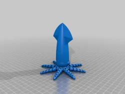 Cute Giant-Head Flexi Squid (Squidopus)