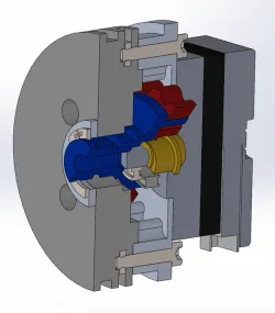 Cycloidal gearbox on a stepper motor