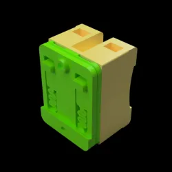 Delixi SSR DIN rail assembly