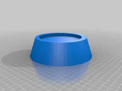 Designed these two models for hiding the battery packs for the glass Christmas trees