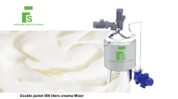 Double jacket 500 liters cream Mixer