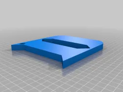 Duke University Keychain (Letter Logo)