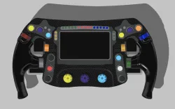 F1 steering wheel mercedes W11