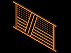 Fence for balcony and terrace