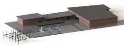 Filling station with mini shopping complex