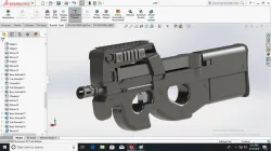 FN P90 SMG/ PDW ( Solid Model )