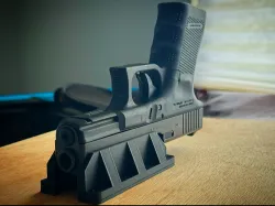 Glock G19/G17 Magnetic Quick Draw Magnetic gun/pistol Mount Holster