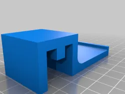 Headphone hanger for profile slot 20x20 (JBL Quantom 800)