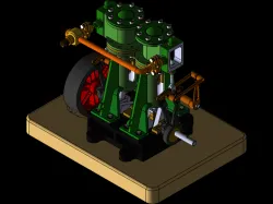 Horizontal Stirling Engine
