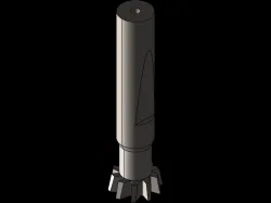 Hub cutter for facing tool