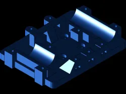 Hypercube 3D printer parts in STEP