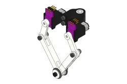 Jumping robot leg