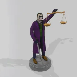 JUSTICE JOKER MODEL [3D PRINTABLE]