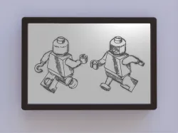 LEGO Pirate Minifig Patent Art