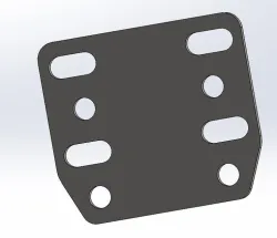 Leveling pad for Bessey clamp (HOTAS table mount)