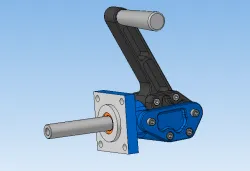 Lever manual linear drive