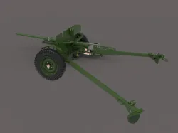 M3 USA 37mm ANTI-TANK GUN WW2