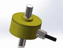 M6 threaded rod end load cell 100kg inline type force sensor 1kN