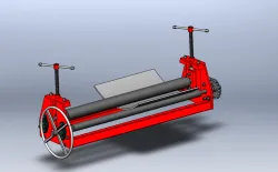 Manual rollers for sheet metal